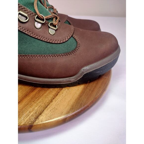Timberland Hiking Boots 6530A Mens 9.5 Brown Green Urban Trail Beef & Broccoli - Picture 4 of 9